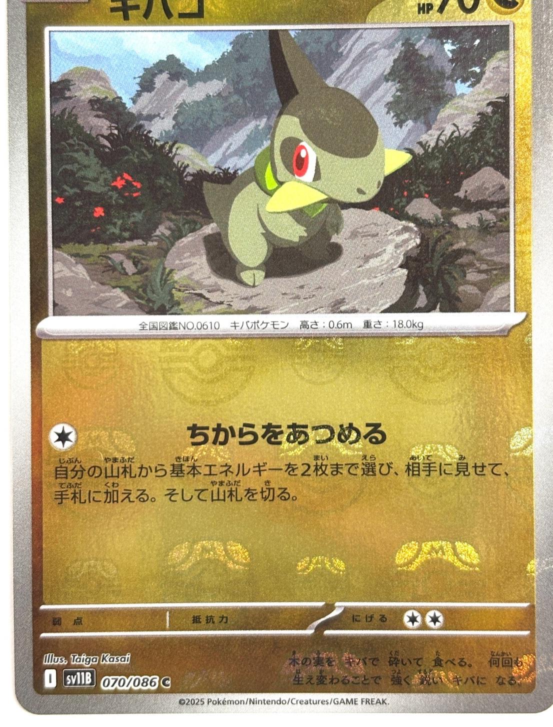 Japanese Black Bolt Axew [Master-Ball] Pokémon card